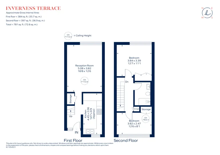 Floorplan 1 for Inverness Terrace Bayswater W2