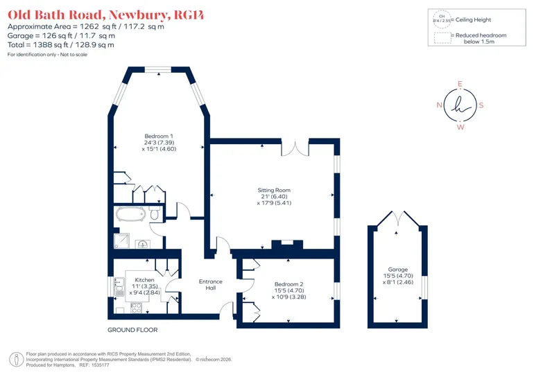 Floorplan 1 for Old Bath Road, Newbury, RG14