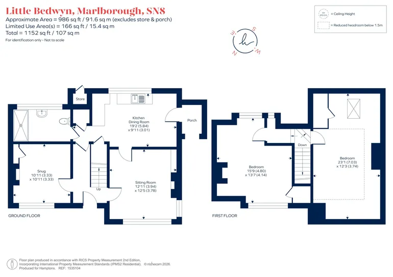 Floorplan 1 for Little Bedwyn, Marlborough, SN8