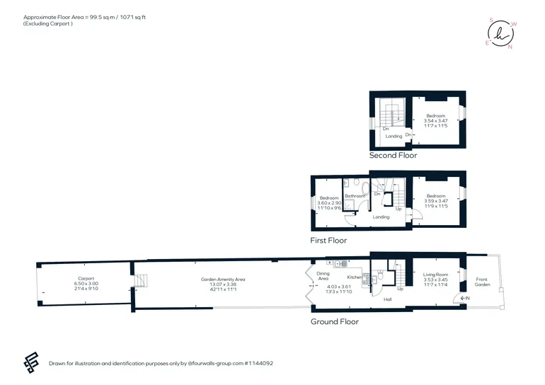 Floorplan 1 for Watermoor Road, Cirencester, GL7