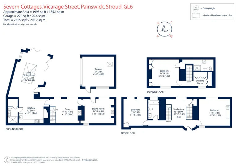 Floorplan 1 for Vicarage Street, Painswick, Stroud, GL6