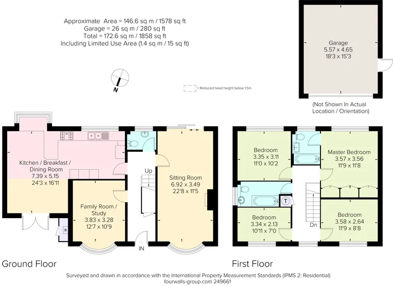 Floorplan 1 for Ash Combe, Chiddingfold, GU8