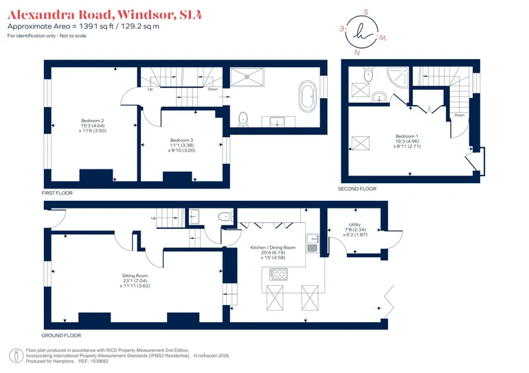 Floorplan 1 for Alexandra Road Windsor SL4