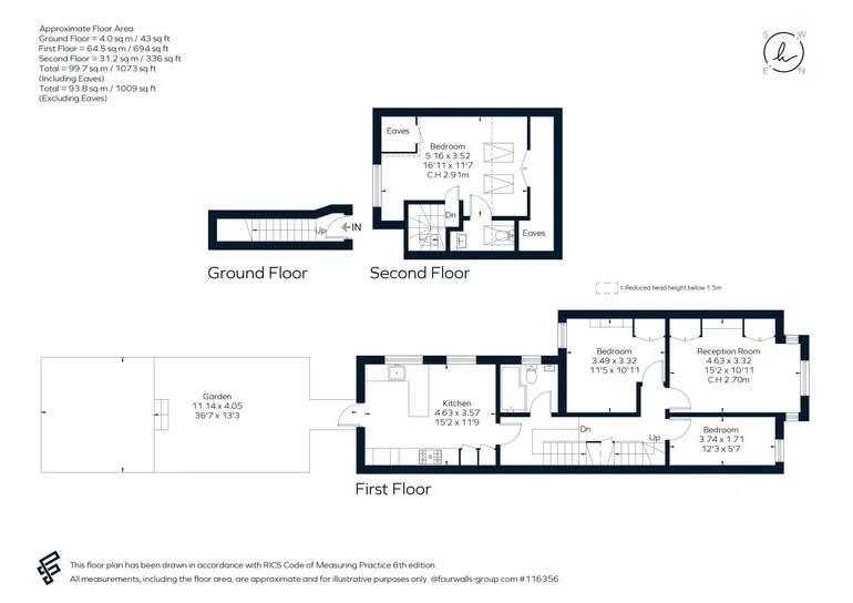 Floorplan 1 for Hillcourt Road, London, SE22