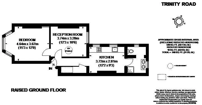 Floorplan 1 for Trinity Road London SW17