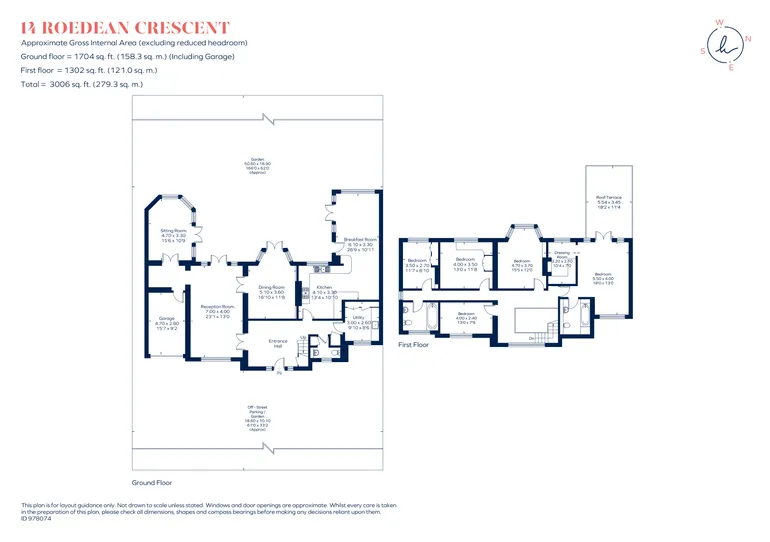 Floorplan 1 for Roedean Crescent London SW15