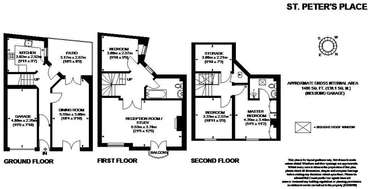 Floorplan 1 for St. Peters Place Maida Vale W9