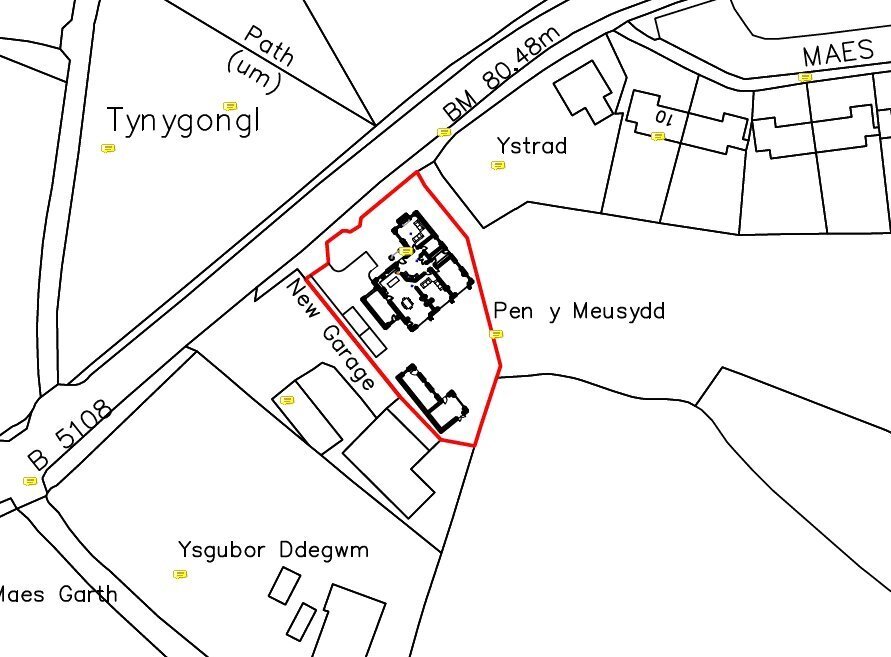 property for sale in Building Plot At Pen Y Meusydd, TynyGongl, Isle