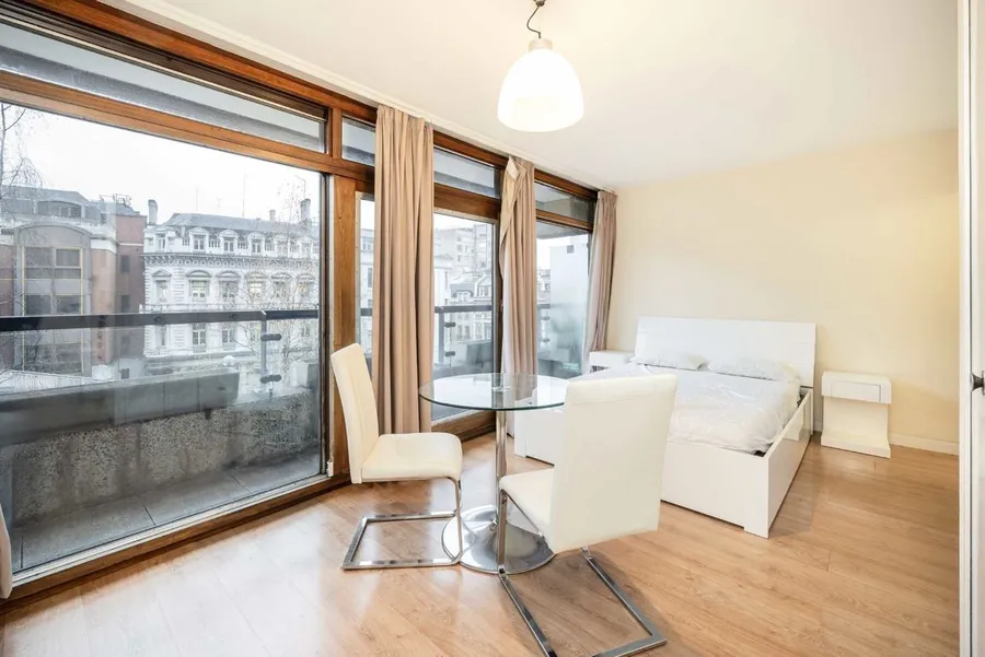 From a flat for sale