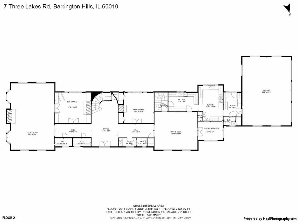 7 3 Lakes Rd, Barrington Hills, IL 60010