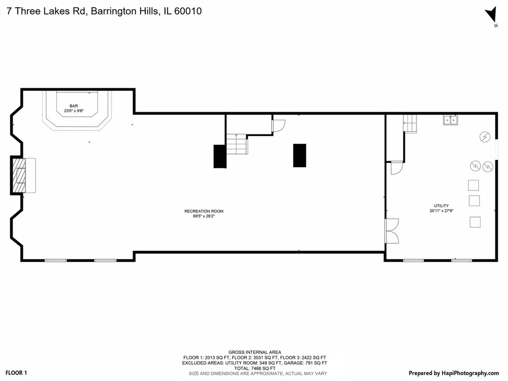 7 3 Lakes Rd, Barrington Hills, IL 60010
