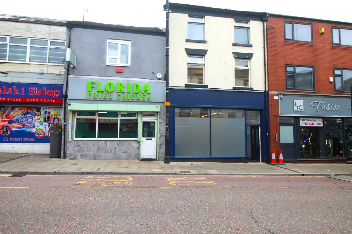 Prime High Street Commercial Space  Flexible Layout  High Footfall Location, Yorkshire Street, Oldham, OL1