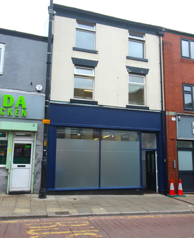 Prime High Street Commercial Space  Flexible Layout  High Footfall Location, Yorkshire Street, Oldham, OL1
