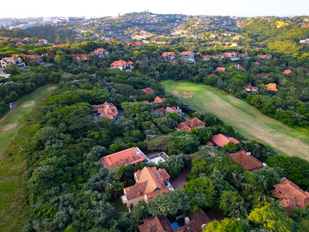 South Africa, KwaZulu Natal, Zimbali Estate, Pitchingwedge, 16