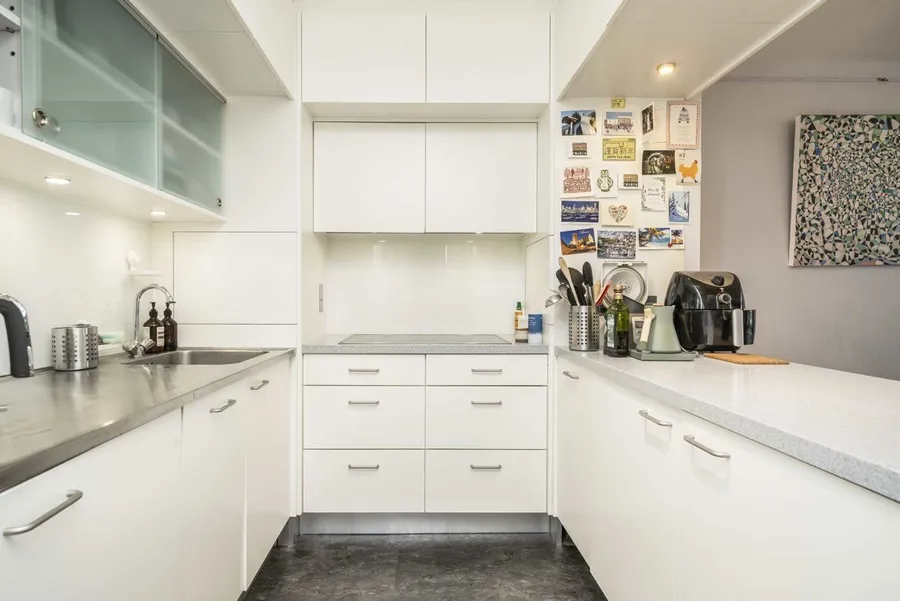 From a flat for sale