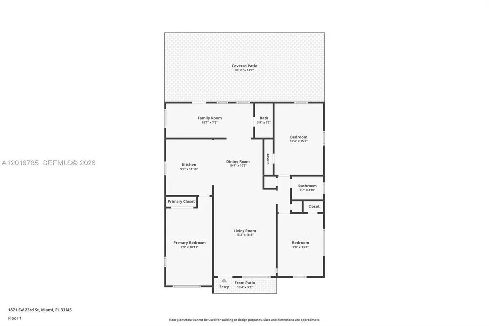 1871 SW 23rd St, Miami, FL 33145