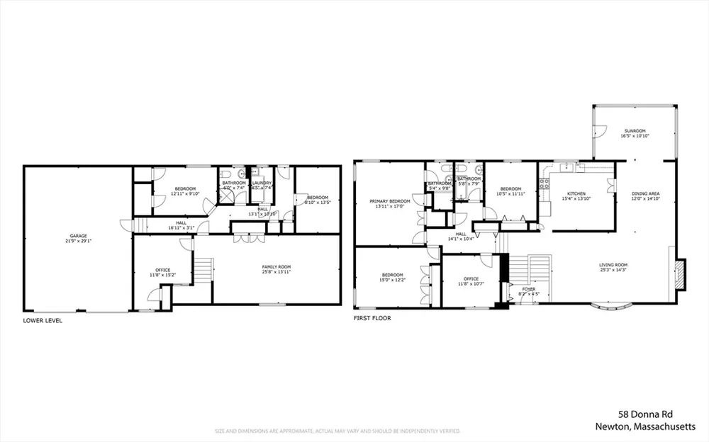 58 Donna Rd, Newton, MA 02459
