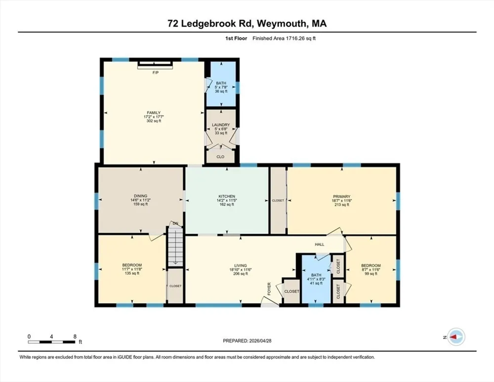 72 Ledgebrook Rd, Weymouth, MA 02190