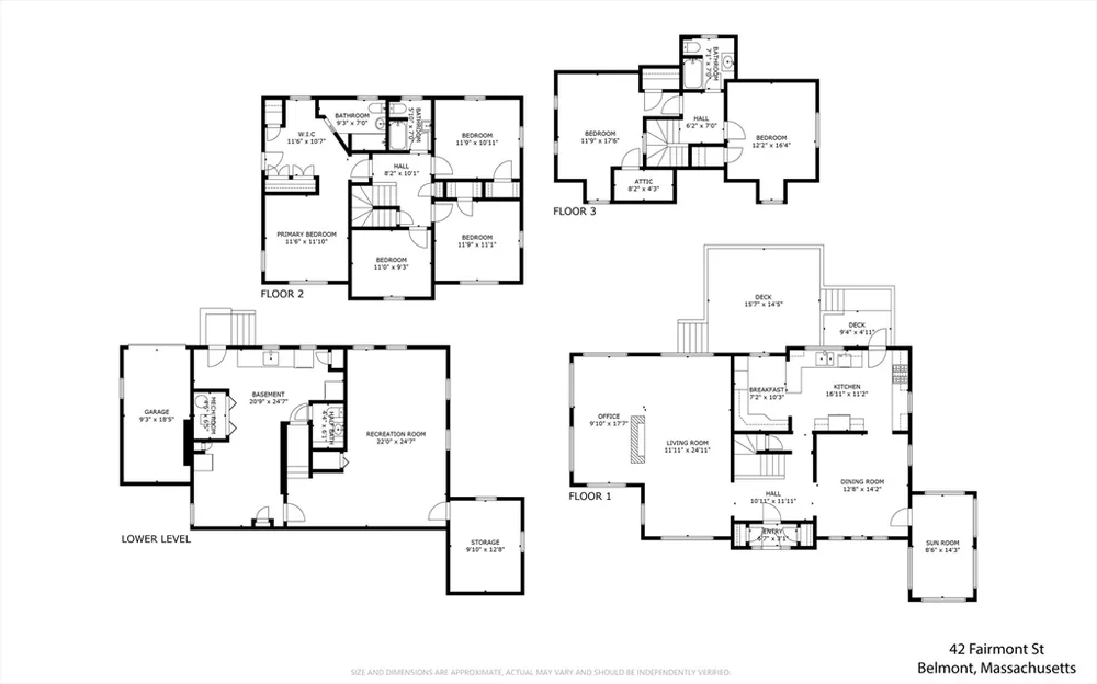 42 Fairmont St, Belmont, MA 02478