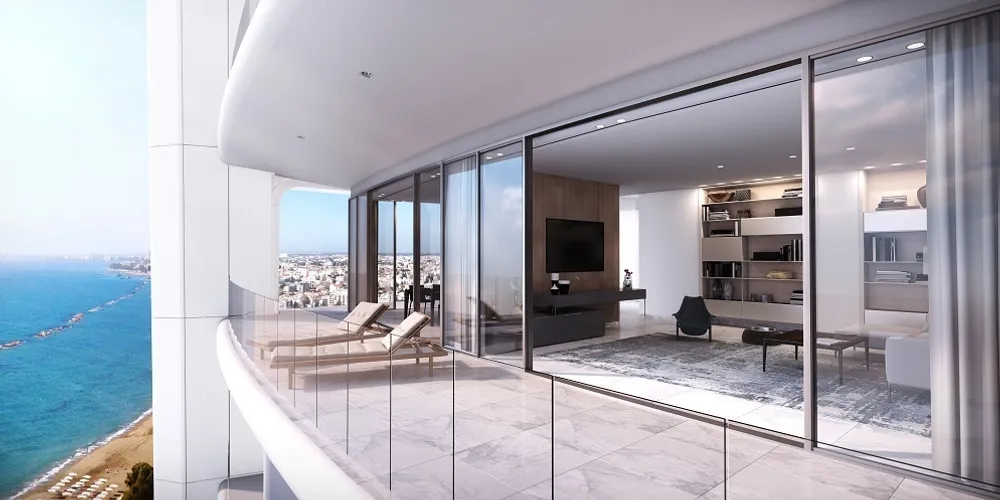 3 B/R Luxury Sea-front Apartment : Limassol, Neapolis