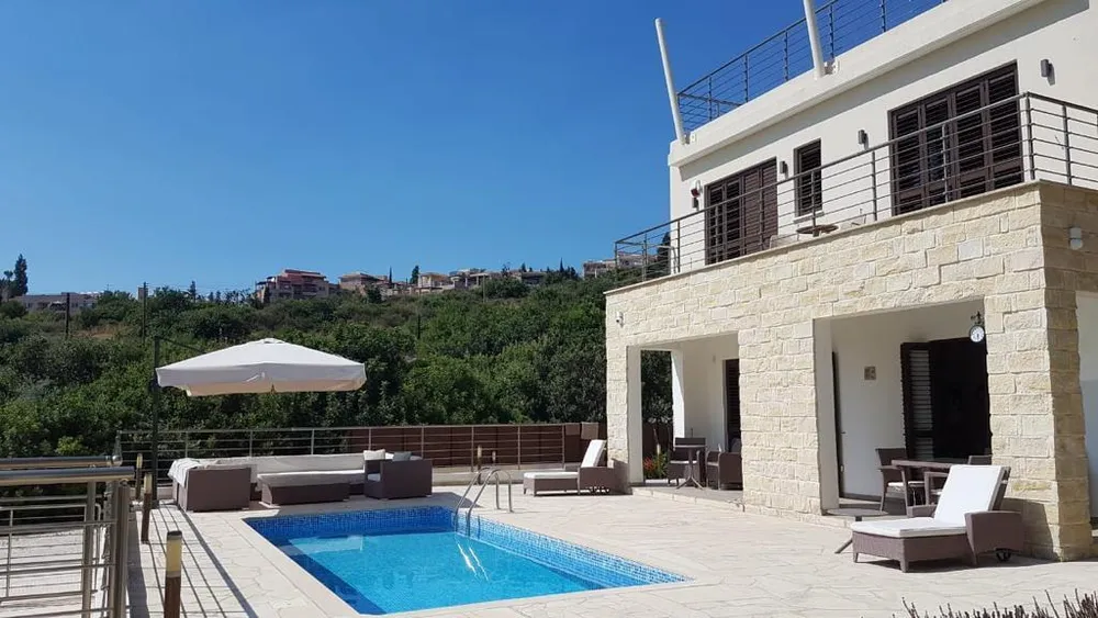 3 Bedroom Villa with mountain and sea views : Tala, Paphos, Tala