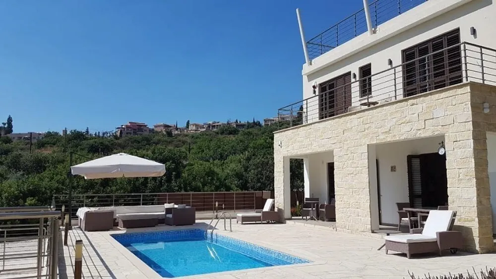 3 Bedroom Villa with mountain and sea views : Tala, Paphos, Tala