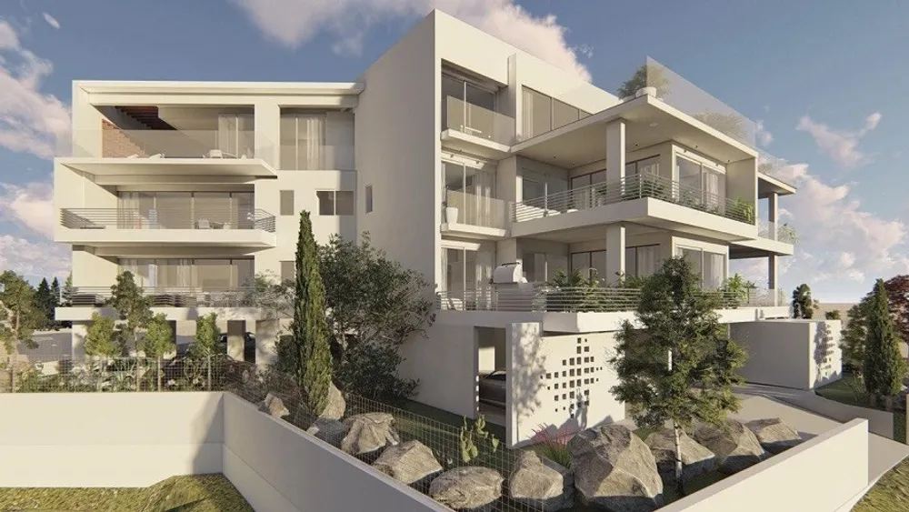 2 Bedroom Penthouse with Panoramic views : Konia, Pafos area, Konia