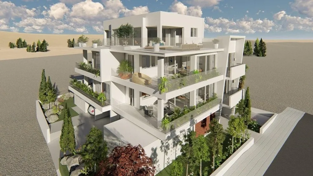 2 Bedroom Penthouse with Panoramic views : Konia, Pafos area, Konia