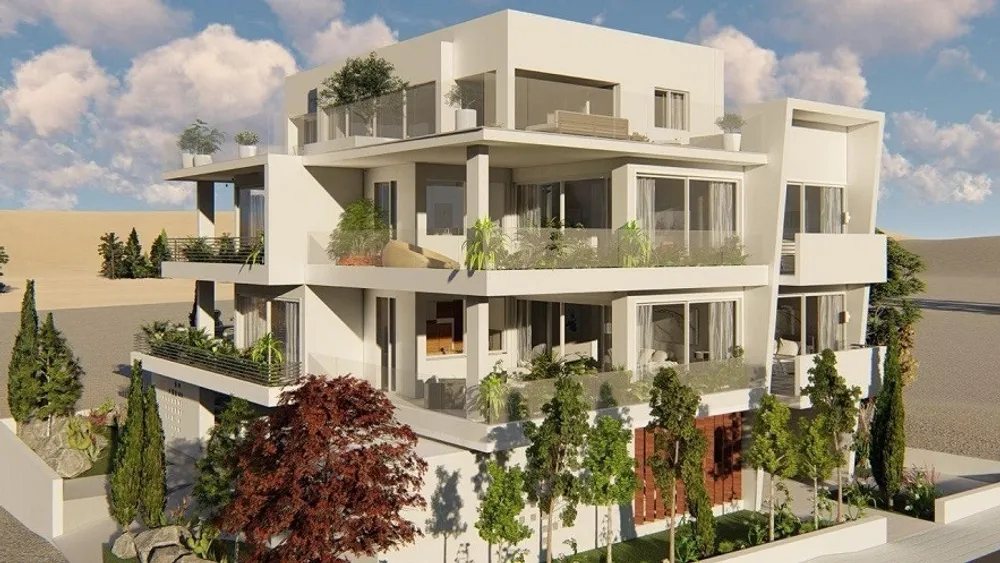 2 Bedroom Penthouse with Panoramic views : Konia, Pafos area, Konia