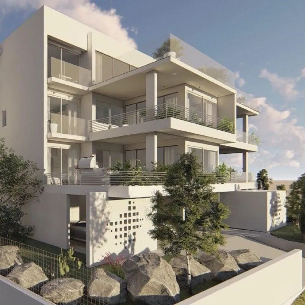2 Bedroom Penthouse with Panoramic views : Konia, Pafos area, Konia