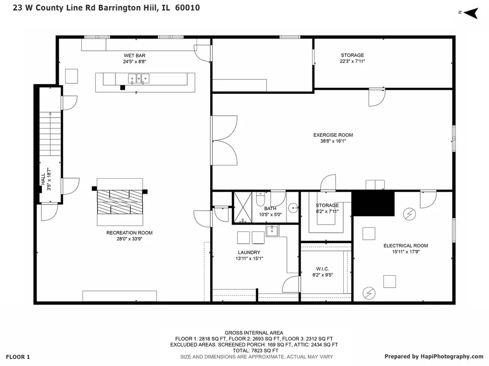 23 W County Line Rd, Barrington Hills, IL 60010