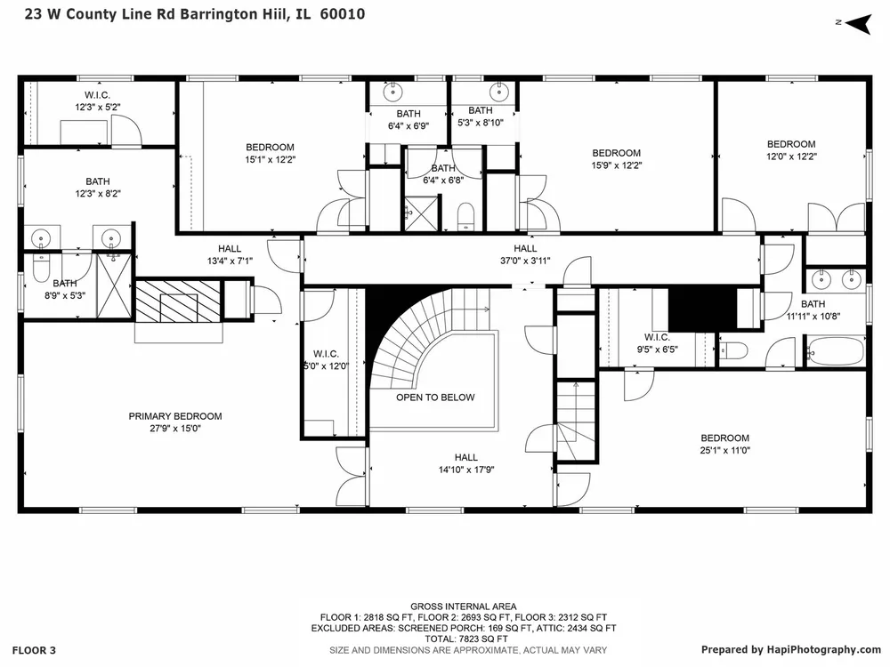 23 W County Line Rd, Barrington Hills, IL 60010