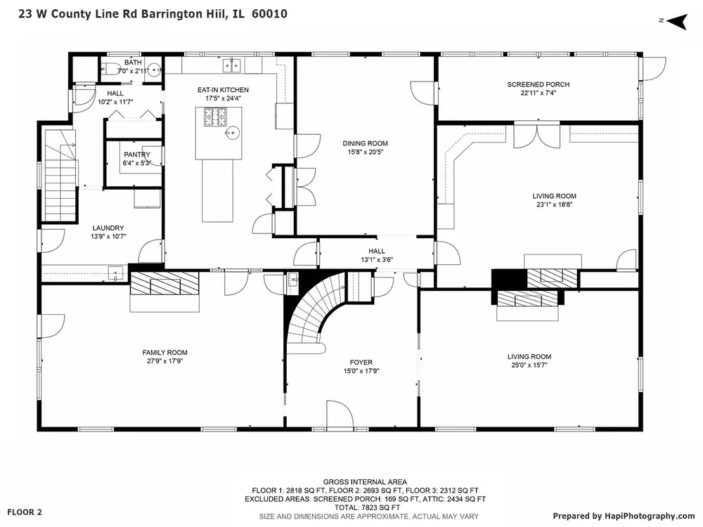 23 W County Line Rd, Barrington Hills, IL 60010