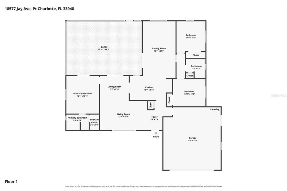 18577 Jay Ave, Port Charlotte, FL 33948