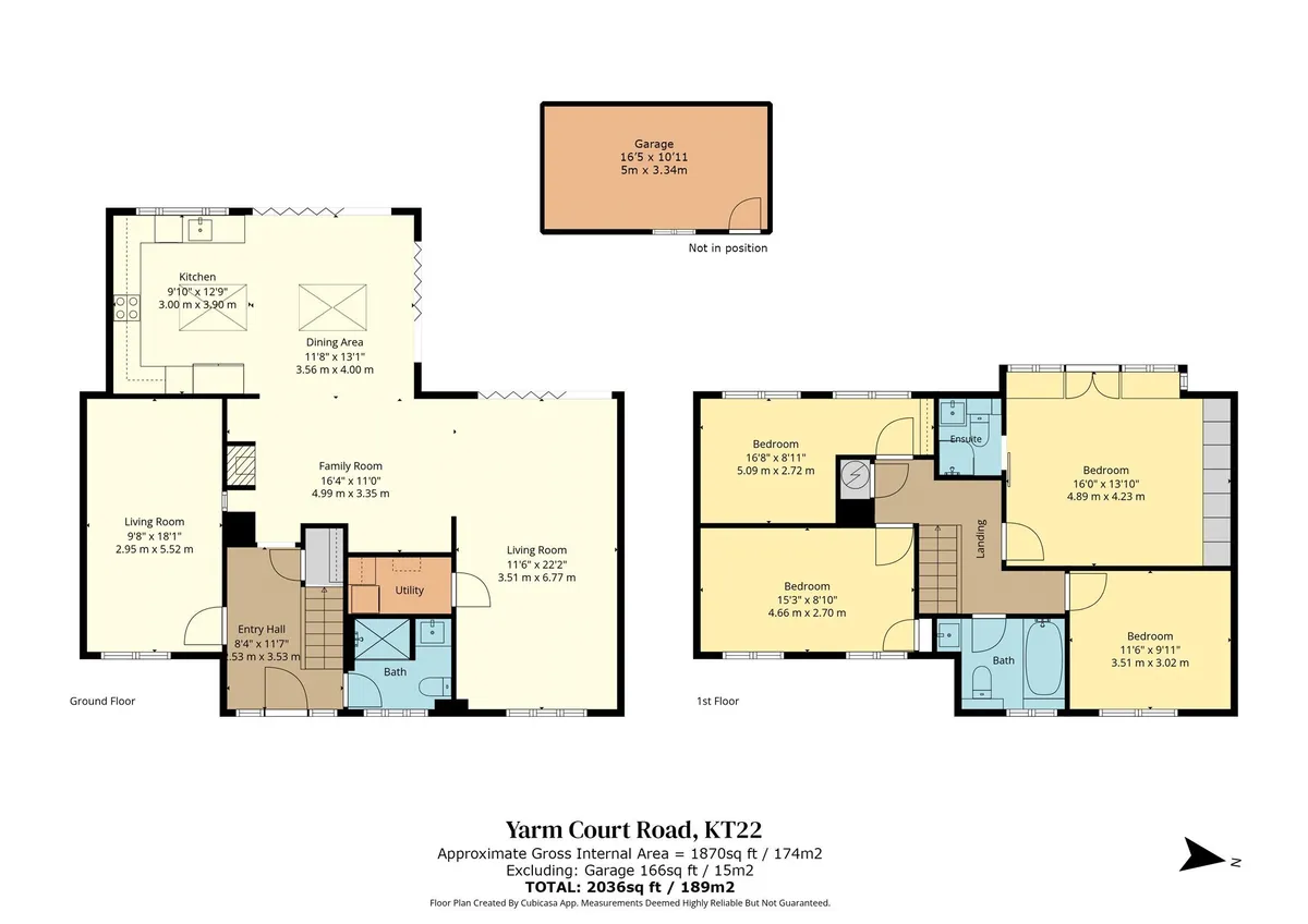 Yarm Court Road, Leatherhead, Surrey, KT22