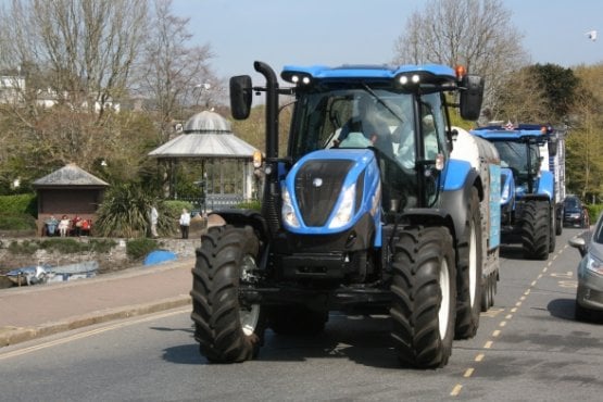 Tractors coast along for two worthy causes