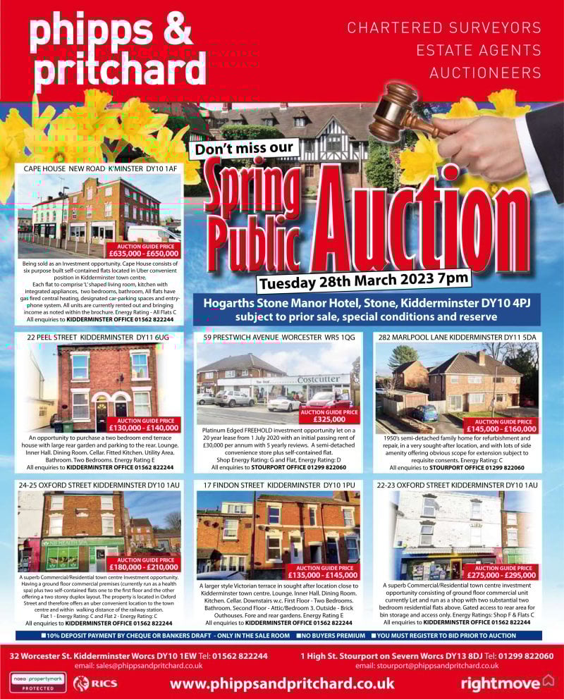 Article list Phipps & Pritchard Sales and Rentals