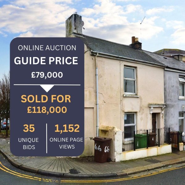 Home sells at auction for 49 over the guide price! Bradleys Estate