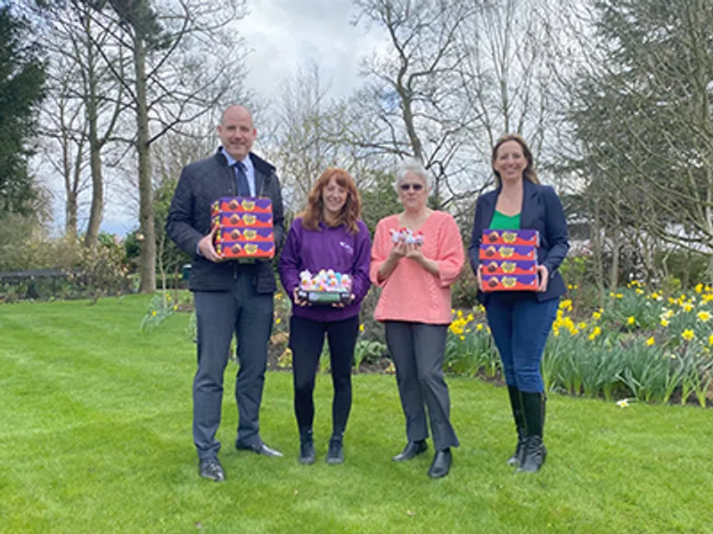 Furnell supports St Gemma's Easter fundraising egg-travaganza