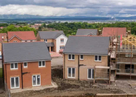 Image of a new build development