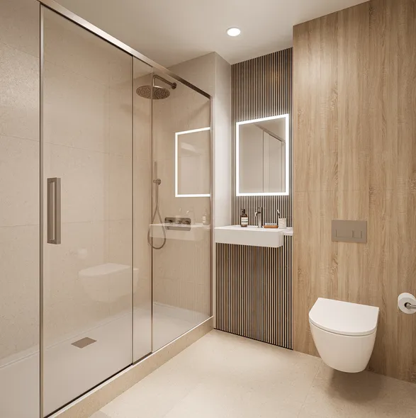 Momento Stratford 1 bedroom bathroom